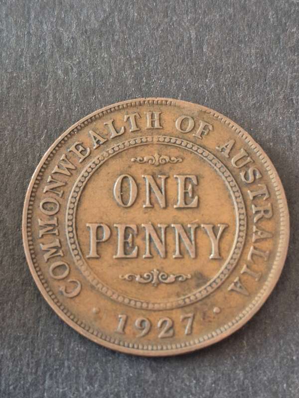 Commonwealth of Australia One Penny 1927