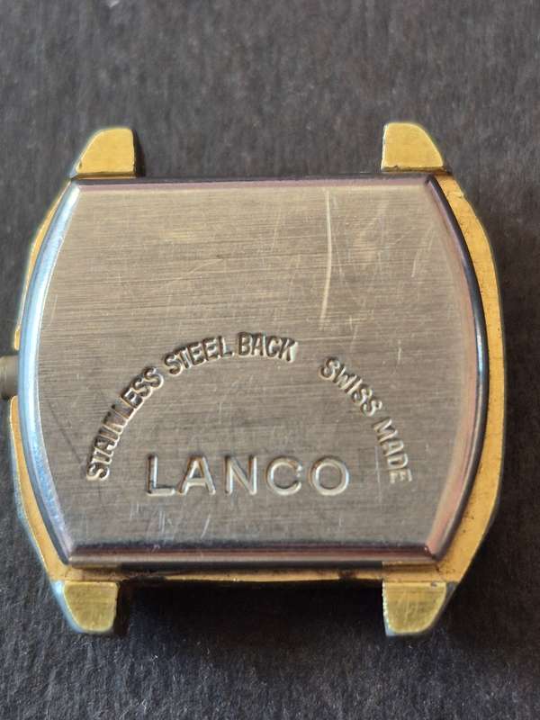 Vintage Ladies Lanco Sport 17 Jewels Incablock Wrist Watch (not working)