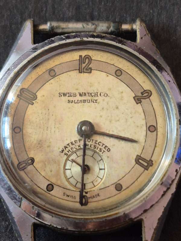 Vintage Swiss Watch Co. Salisbury 15 Jewels Ladies Wrist Watch (not working)