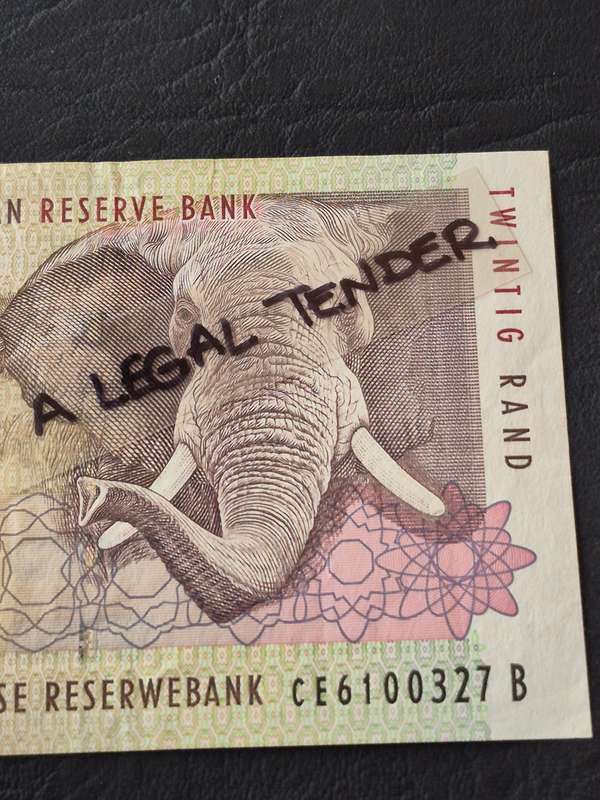 TT Mboweni R20 1st issue 1999