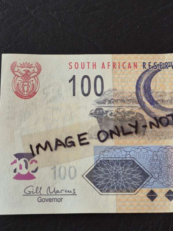 Gill Marcus One Hundred Rand 1st issue AA series (excellent condition)