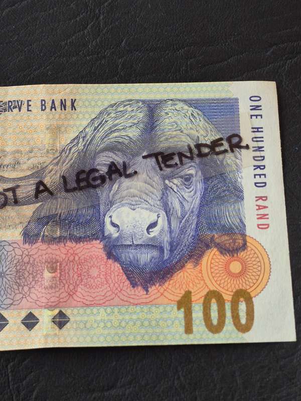 Gill Marcus One Hundred Rand 1st issue AA series (excellent condition)
