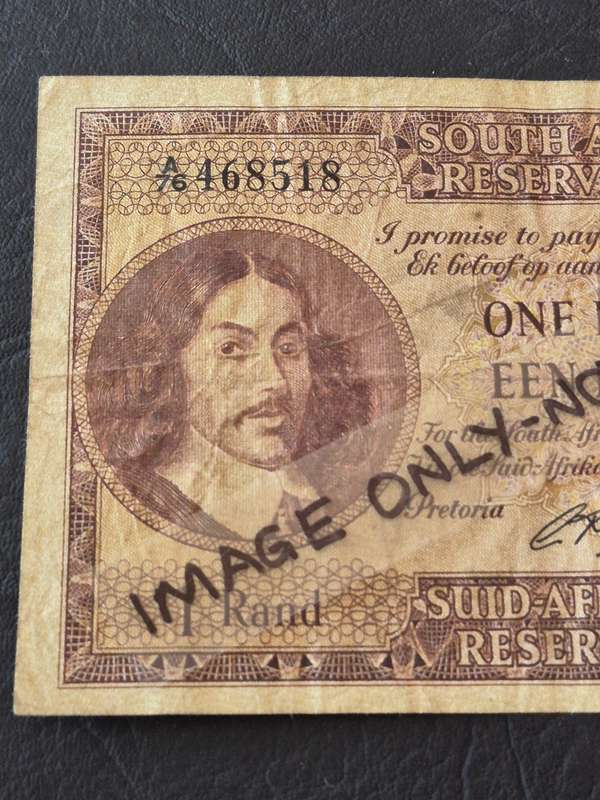 G Rissik One Rand 1st issue 1962