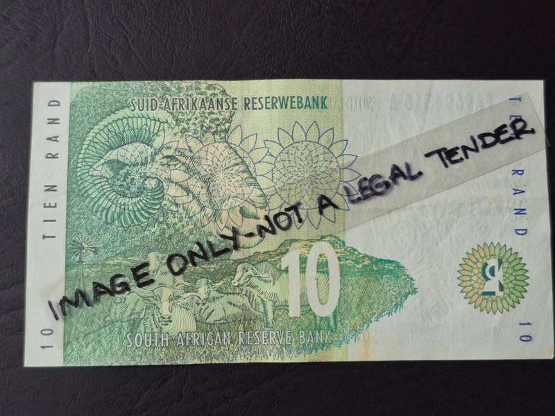 TT Mboweni Ten Rand 1st issue 1999 (excellent condition)
