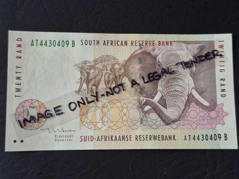 TT Mboweni Twenty Rand 1st issue 1999 (excellent condition)
