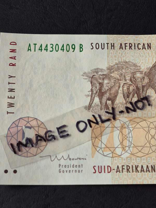 TT Mboweni Twenty Rand 1st issue 1999 (excellent condition)