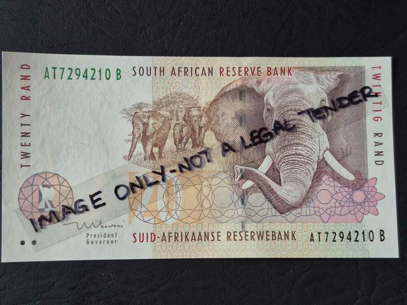 TT Mboweni Twenty Rand 1st issue 1999 (excellent condition)