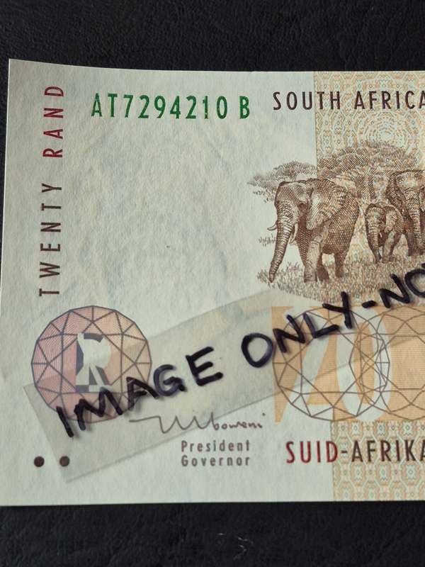 TT Mboweni Twenty Rand 1st issue 1999 (excellent condition)