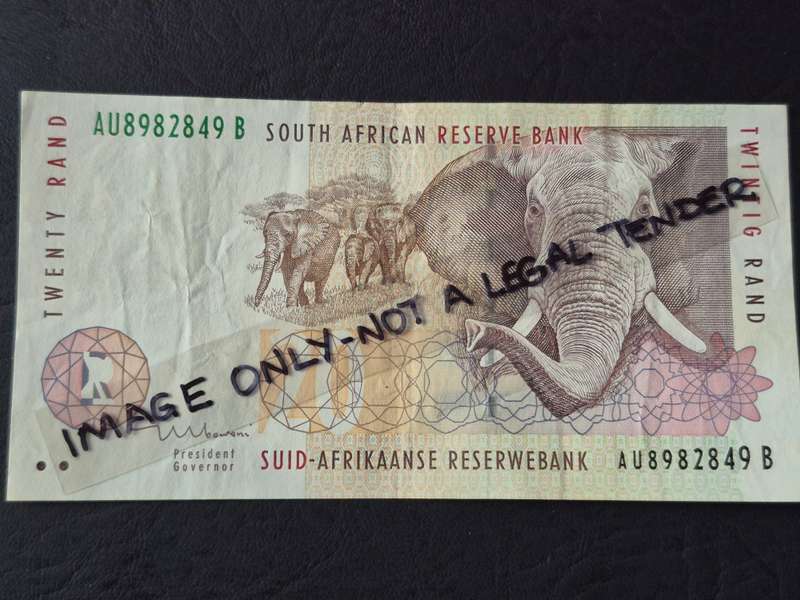 TT Mboweni Twenty Rand 1st issue 1999 (excellent condition)