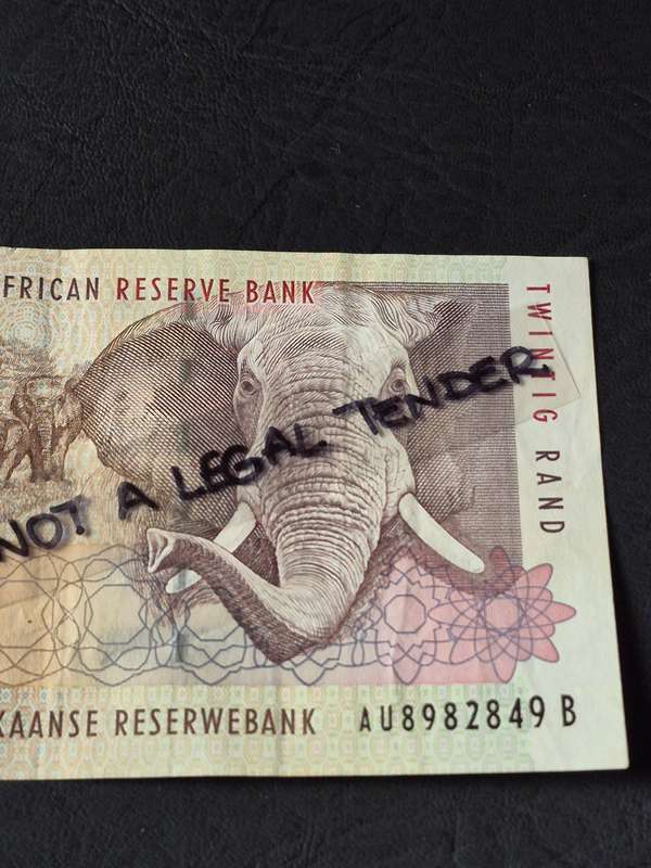 TT Mboweni Twenty Rand 1st issue 1999 (excellent condition)