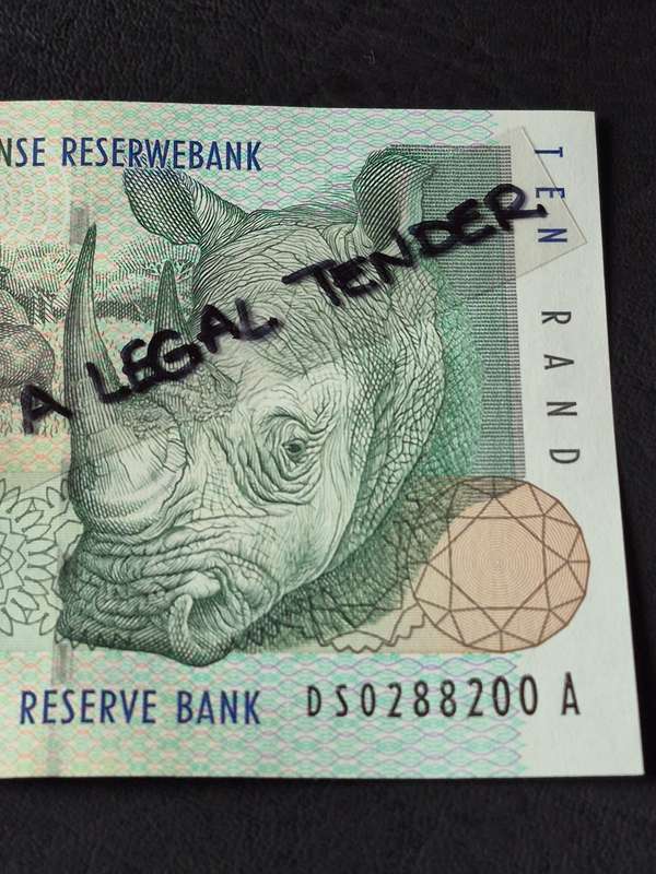 TT Mboweni Ten Rand 1st issue 1999