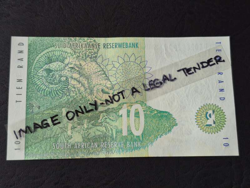 TT Mboweni Ten Rand 1st issue 1999
