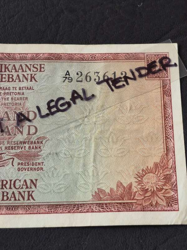 G Rissik One Rand 2nd issue 1966