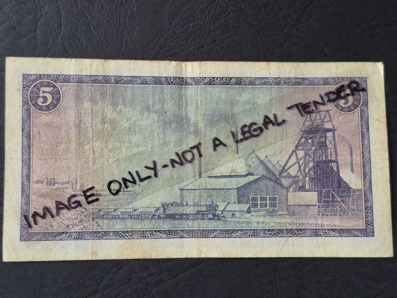 G Rissik Five Rand 2nd and only issue