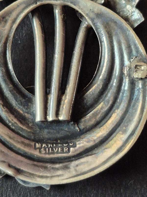 Vintage Sterling Silver 'Mari-Lou' Brooch 15.9g (pin broken)