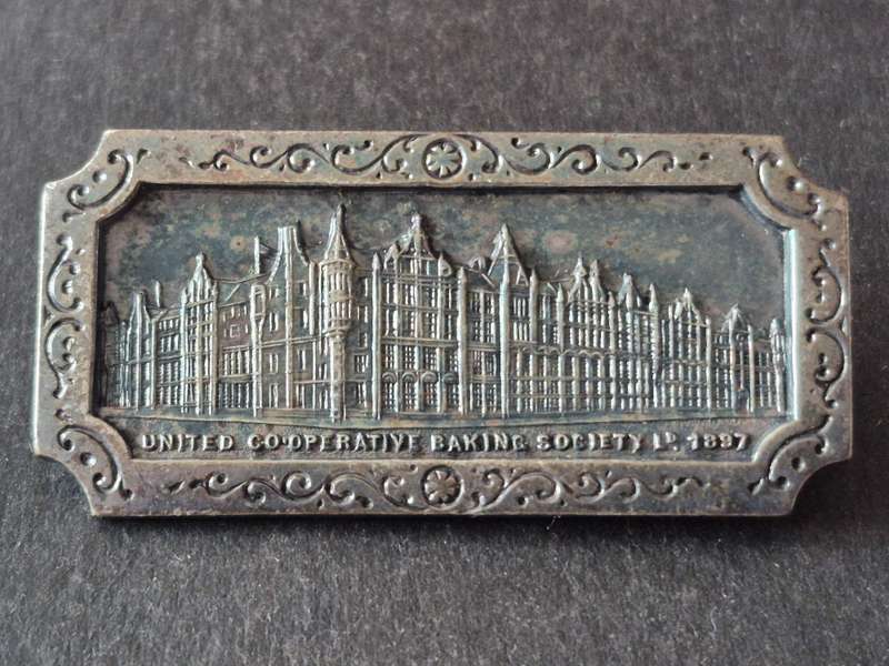 Victorian Sterling Silver Brooch United Co-operative Baking Society Ltd 1897 8g
