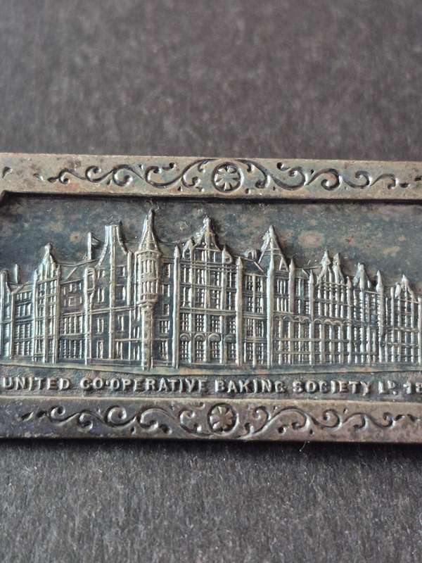 Victorian Sterling Silver Brooch United Co-operative Baking Society Ltd 1897 8g