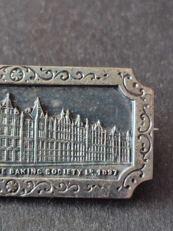 Victorian Sterling Silver Brooch United Co-operative Baking Society Ltd 1897 8g