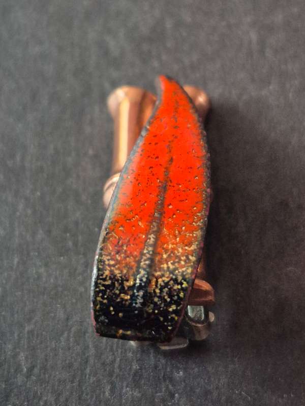 Matisse Ranoir Copper Enamel Clip Earrings