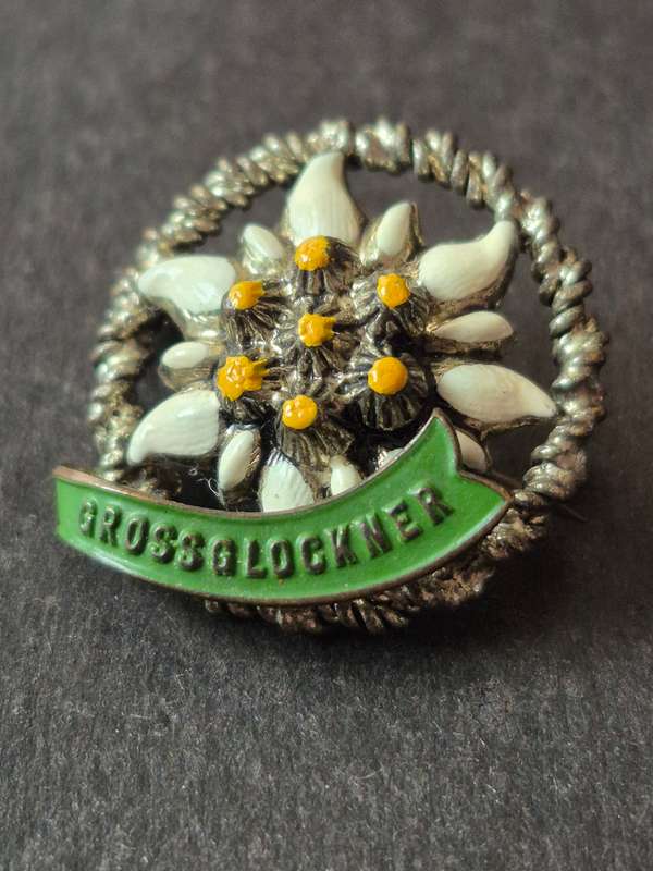 Grossglockner Travel Skiing Pin Badge Austria City Souvenir