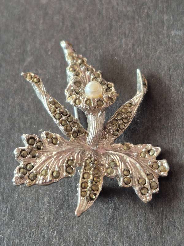 Vintage Marcasite Brooch
