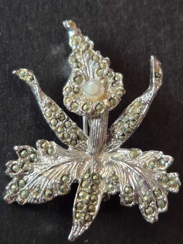 Vintage Marcasite Brooch