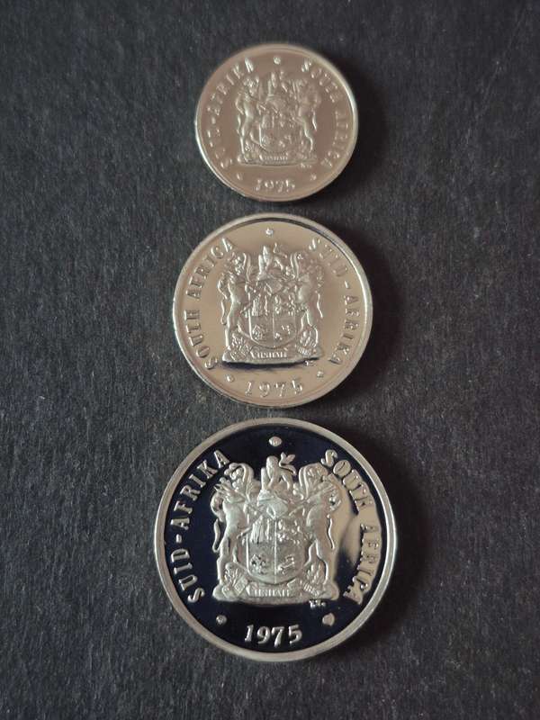 Republic 5/10/50 Cents 1975 Proof