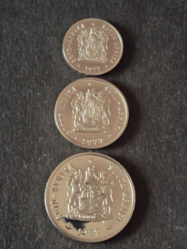 Republic 5/10/50 Cents 1977 Proof