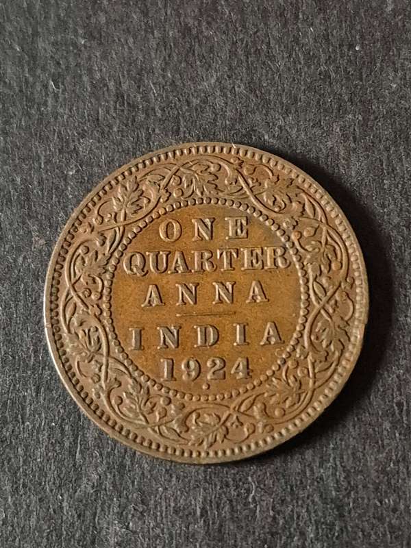 India One Quarter Anna 1924