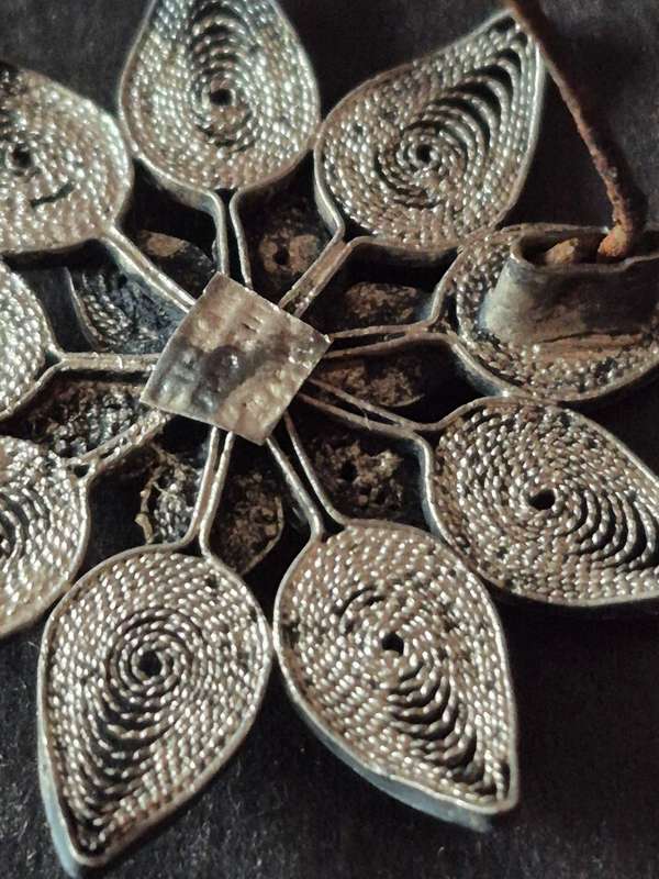 Filligree Sterling Silver Brooch 0.9g