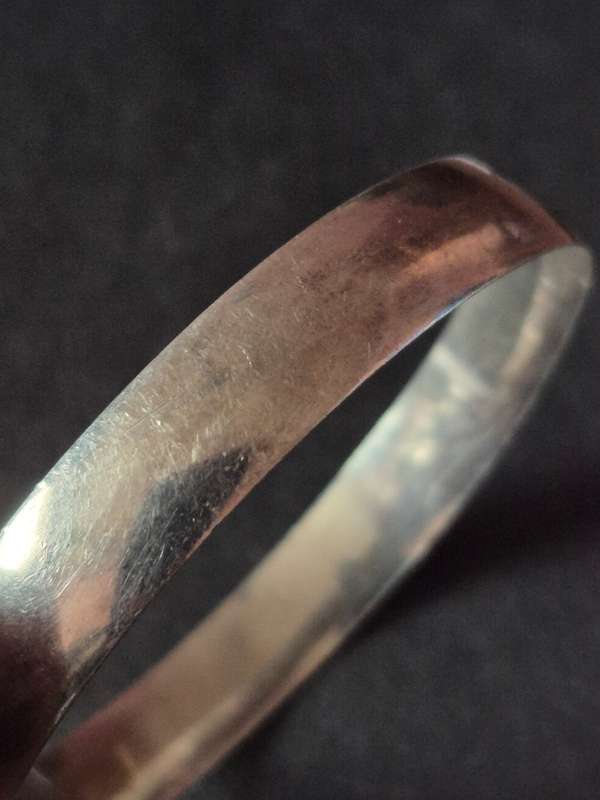 Vintage Sterling Silver Bangle stamp .925  23.1g