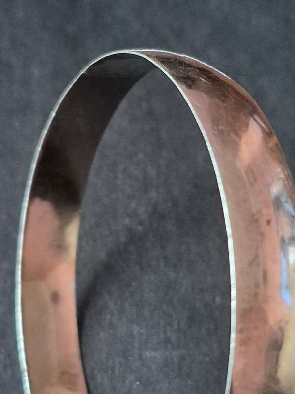 Vintage Sterling Silver Bangle stamp .925  23.1g