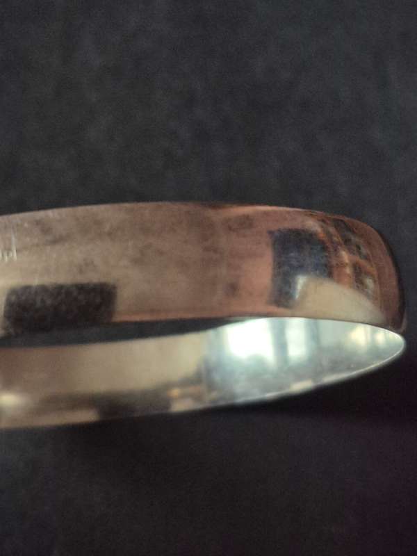 Vintage Sterling Silver Bangle stamp .925  23.1g