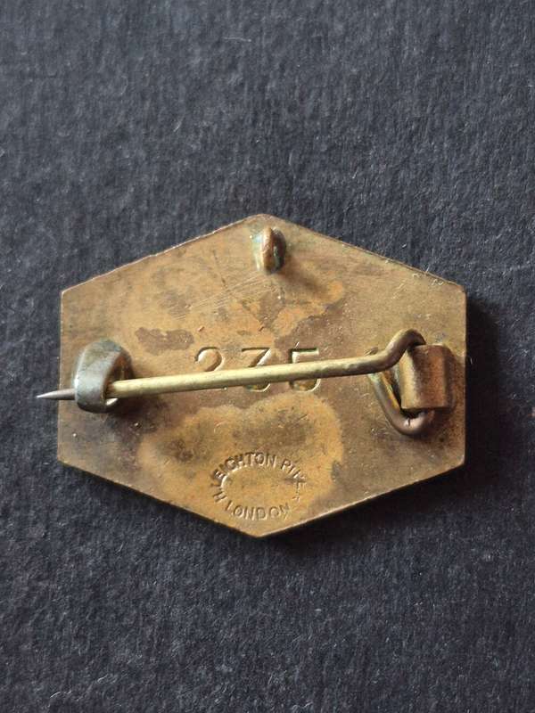 Milnerton Enamel Turf Club Badge 1943-1944 no. 235