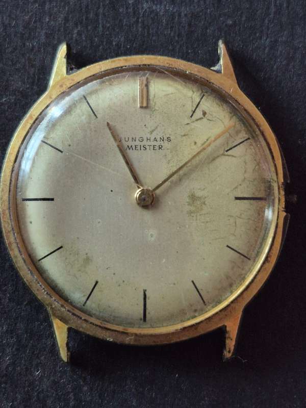 Vintage Junghans Meister Mechanical Wrist Watch (not working)