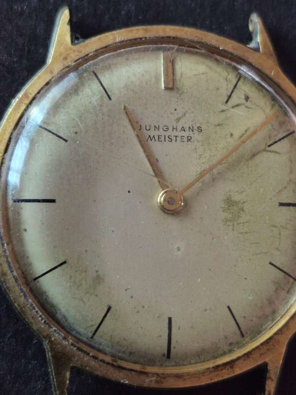 Vintage Junghans Meister Mechanical Wrist Watch (not working)