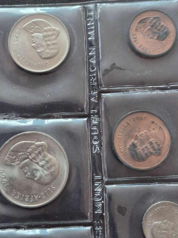 SA Mint Pack 1969 Afrikaans (rare date)