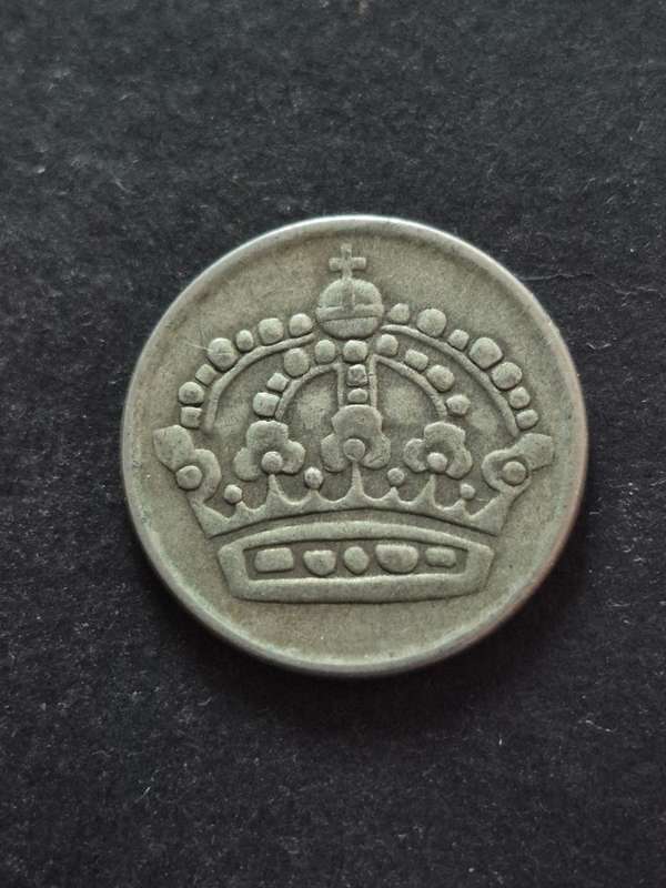 Sweden 50 Ore 1957 Silver