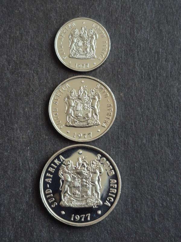 Republic 5/10/20 Cents 1977 Proof