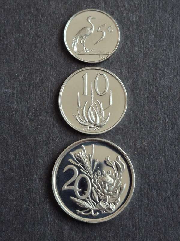 Republic 5/10/20 Cents 1977 Proof