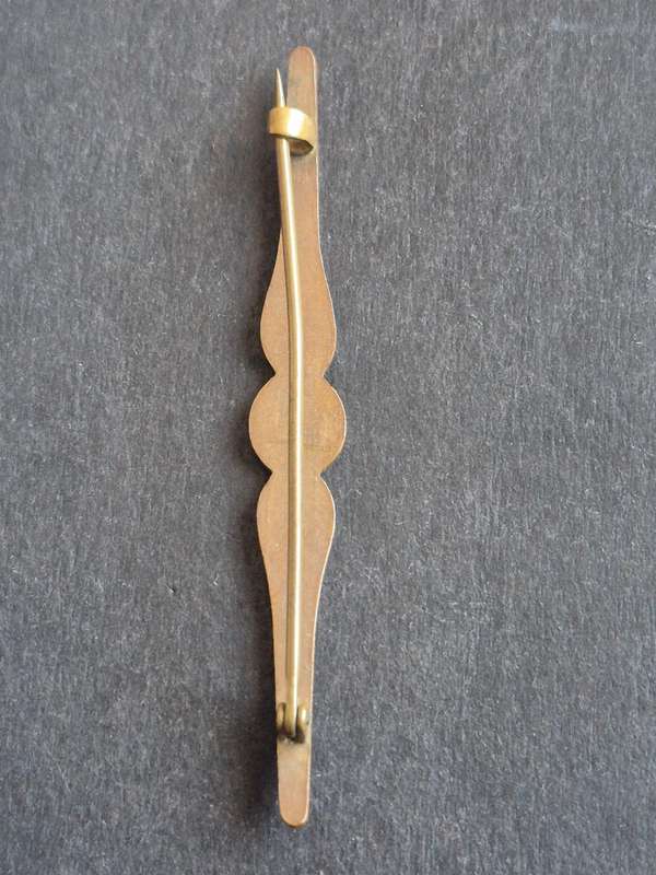 Vintage Blue Enamel Pin Brooch