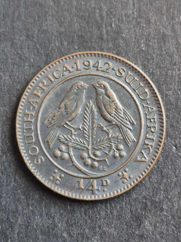 Union Farthing 1942 (excellent condition)