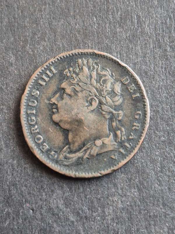 UK Farthing George III 1826
