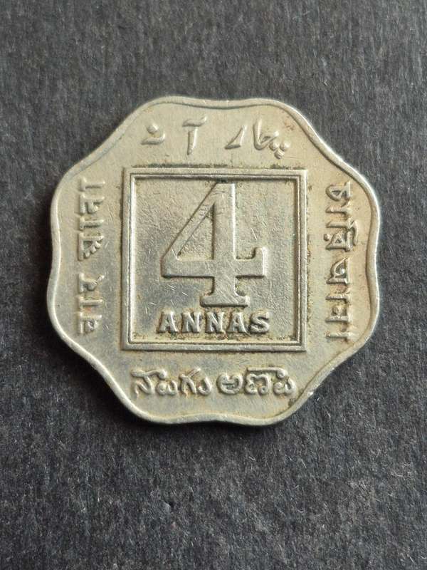 India 4 Annas 1920