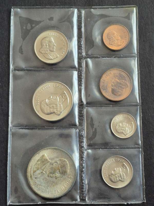 SA Mint Pack 1969 English (scarce date)