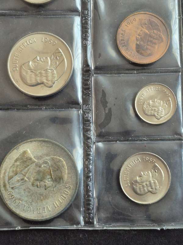 SA Mint Pack 1969 English (scarce date)