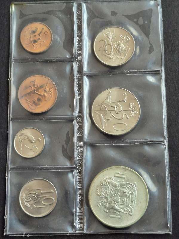 SA Mint Pack 1969 English (scarce date)