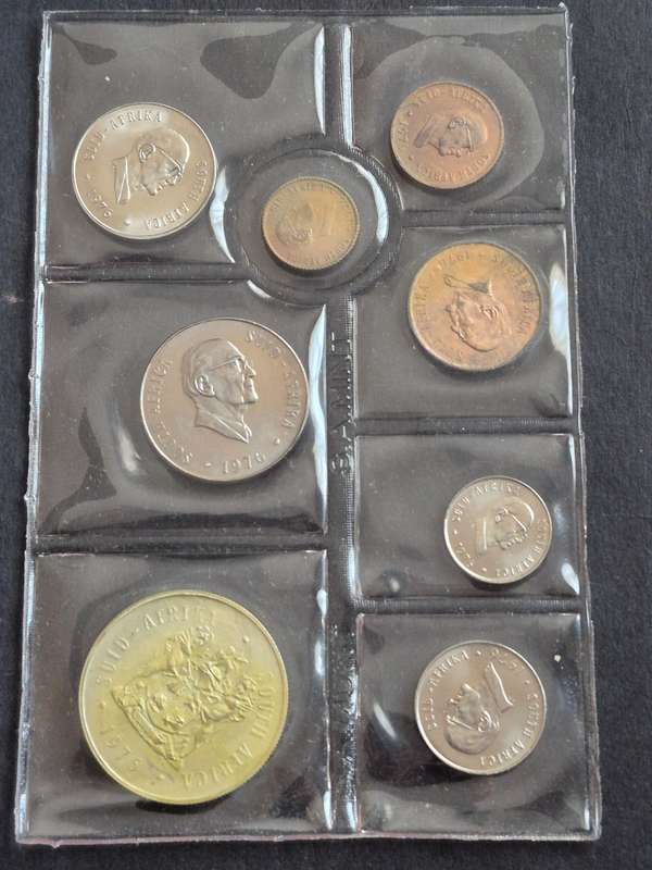 SA Mint Pack 1976 (including Silver One Rand)