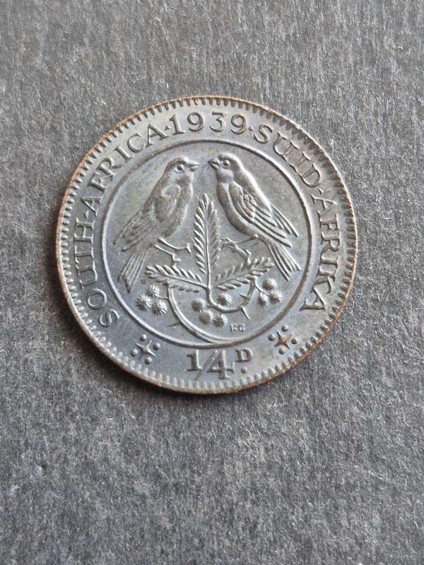 Union Farthing 1939 EF+\UNC (toning)
