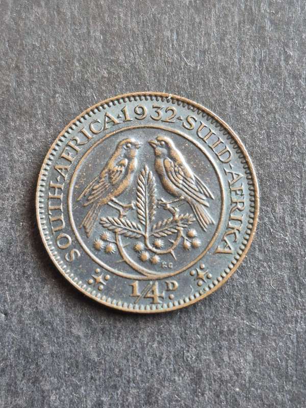 Union Farthing 1932 EF+/UNC
